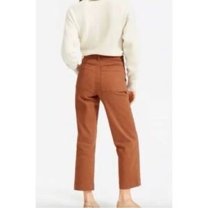 Everlane High Rise Straight Leg Cropped Pant